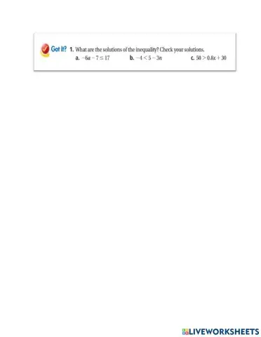 Multistep inequalities