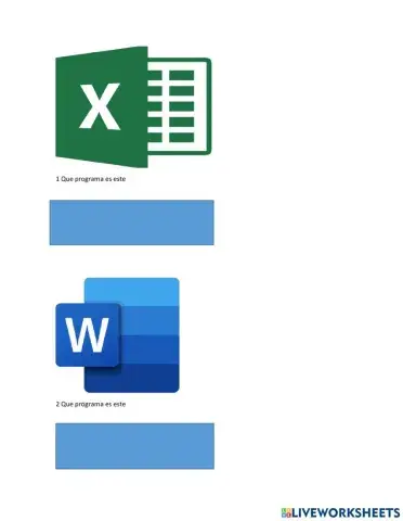 Cuestionario exel,word y power point