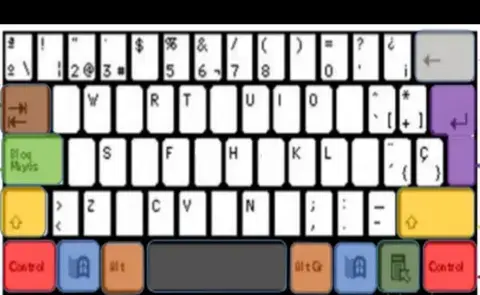 Completa el teclado