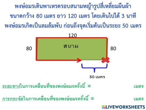 Distance vs. Displacement