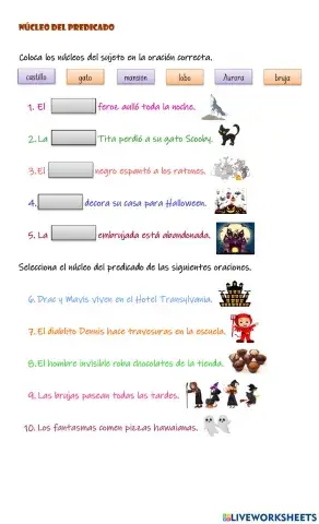 Núcleo del predicado