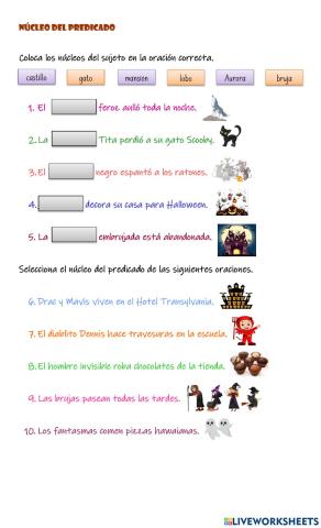 Núcleo del predicado