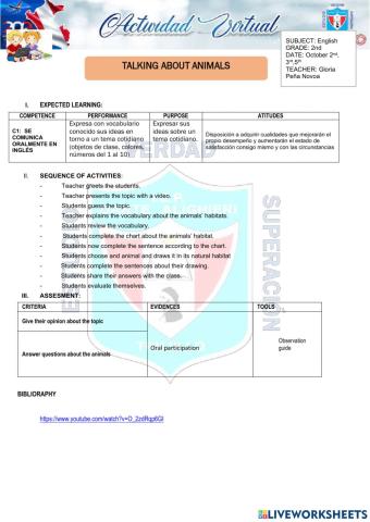 Talking about animals