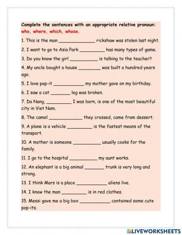 Relative Clause