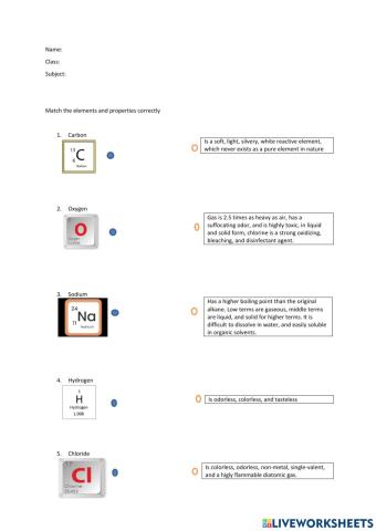Periodic System of elements