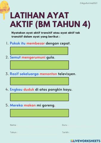 BM UNIT 17 (Ayat Aktif)