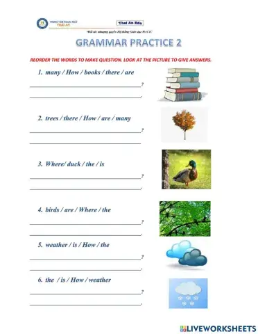 Grammar practice 2