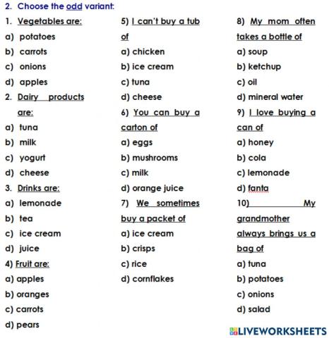 Food-Food containers