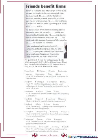 Friends benefit firms