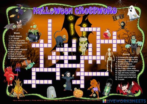Halloween Crossword