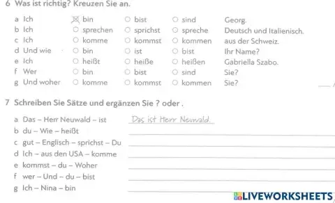 Lek 1 Schritte Plus Test 2