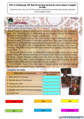 Year 6 Kssr textbook page 106