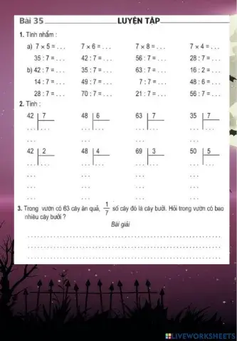 Vbt toán 3 trang 44 45