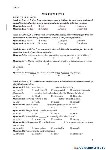 L8 - giữa kì 1 - đề 1