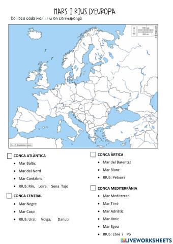Rius i mars d'europa