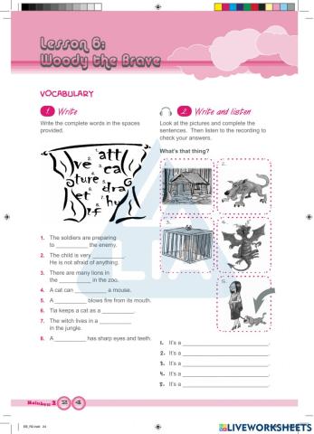 ET3 unit 6 posessive' s