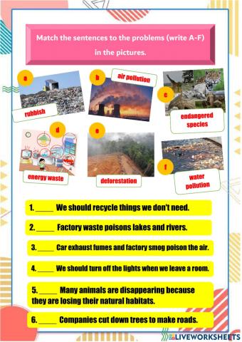 Environmental problems