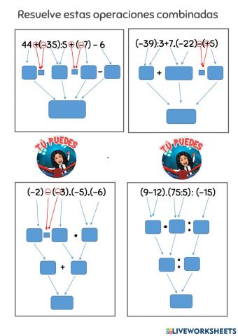 Operaciones combinadas