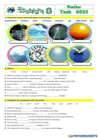 Spotlight 8 Task 8523