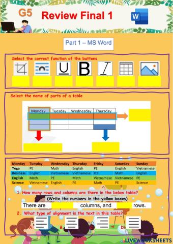 G5 - Review EoS 1 - MS Word