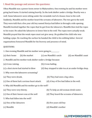 English Comprehension