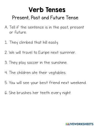 Verb Tenses