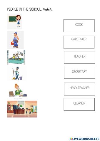 People in the school