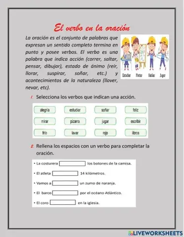 El verbo en la oración