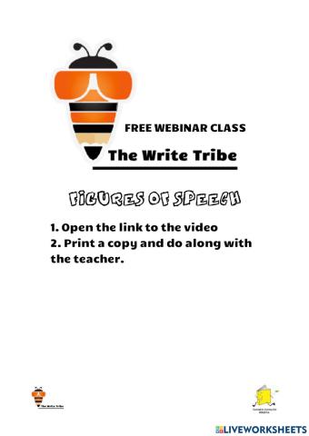 Webinar class 1 - figures of speech