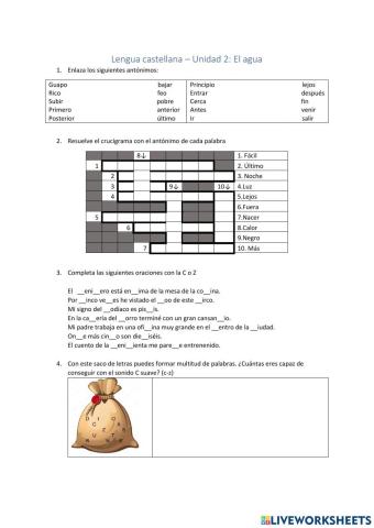 Castellano, unidad 2