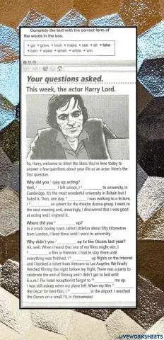 Past simple, Past continuous, while, when, as