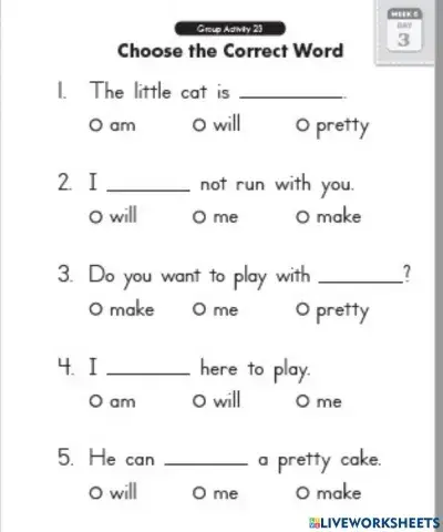 Sight words