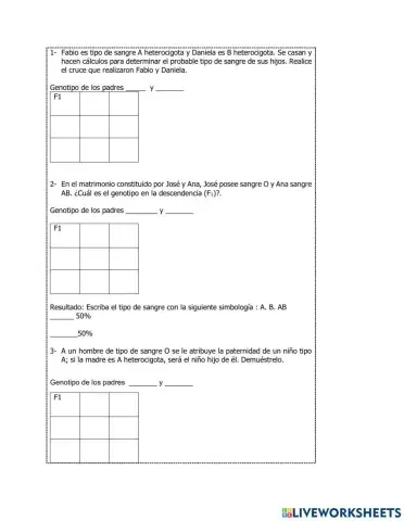 Práctica de tipos de Sangre