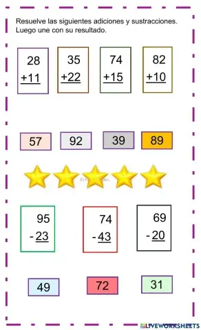 Adición y sustracción