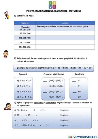 Prova de matemàtiques