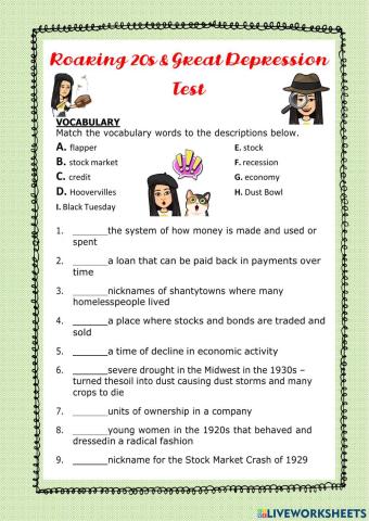 Roaring 20s & Great Depression
