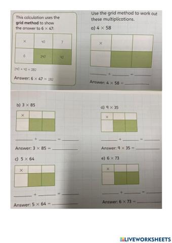 Grid Multiplication
