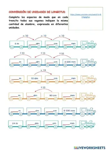 Conversión de medidas de longitud