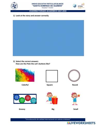 Pete the cat and his groovy buttons