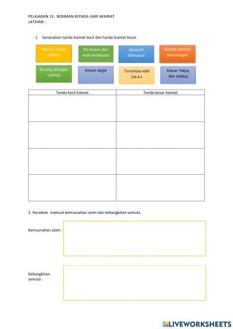 Beriman kepada hari akhirat