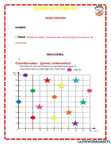 Examen de geometría