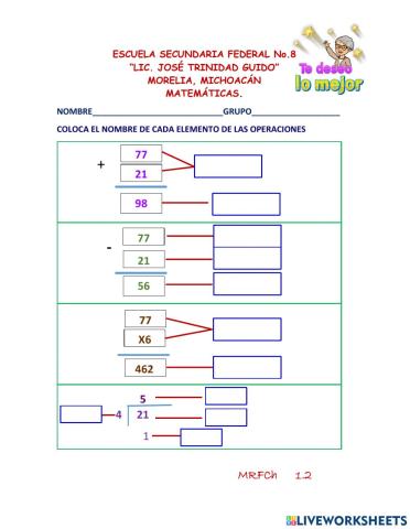 Operaciones básicas