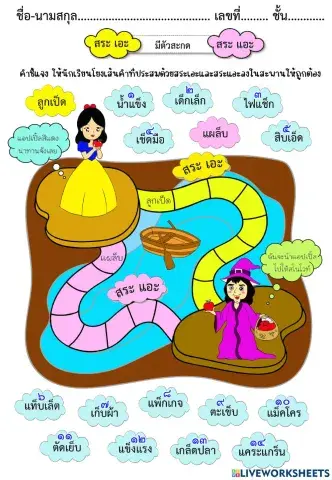 สระเอะกับสระแอะ