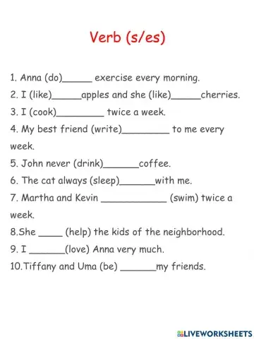 Present simple tense