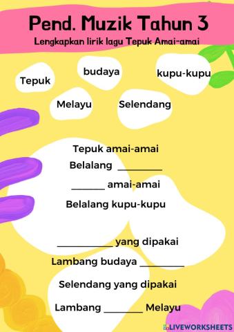 Pendidikan Muzik Tahun 3