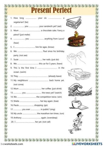 Present Perfect Simple