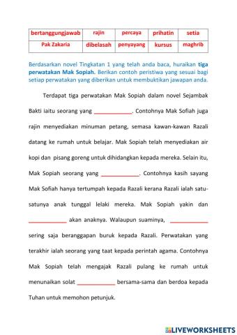 4.1.1 Perwatakan Mak Sopiah dan Ramlah