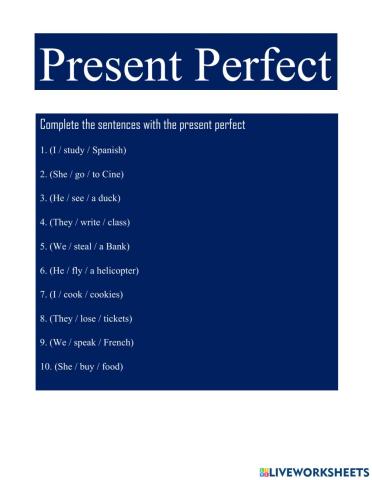 Present Perfect