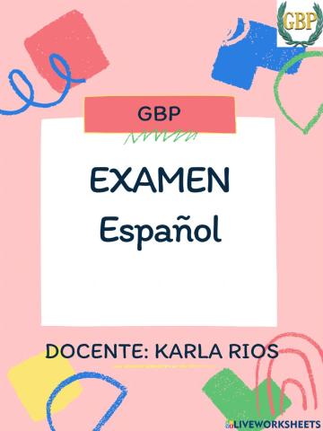 Examen español