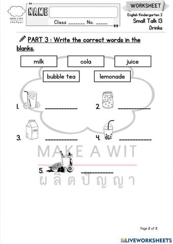 What kind of drink do you like?